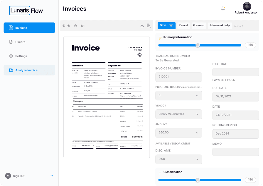 Invoice Analyzer